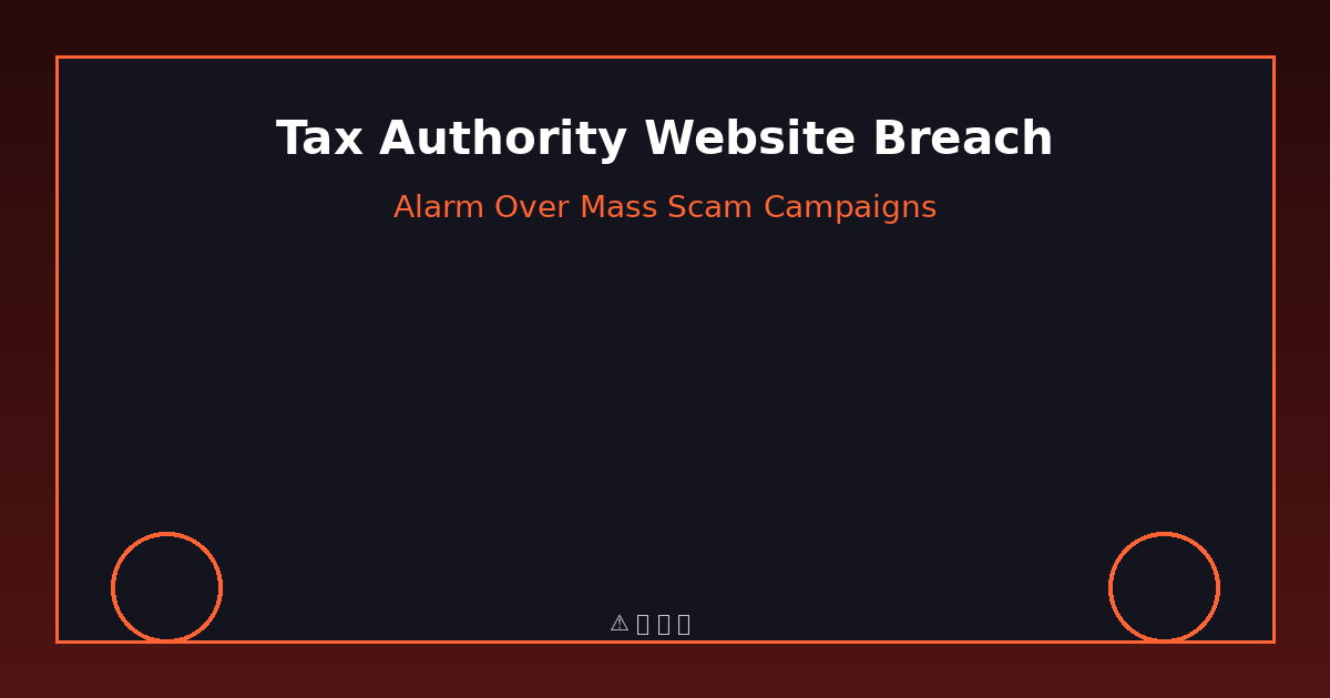 Tax Authority Website Breach Raises Alarm Over Mass Scam Campaigns Targeting Taxpayers